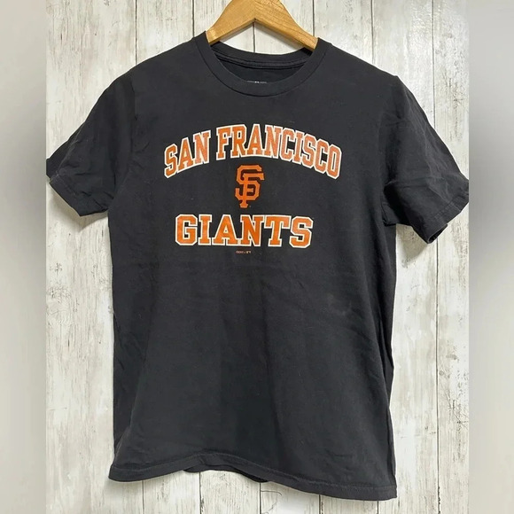 San Francisco Giants Black T-shirt Size L Boys - Picture 1 of 4